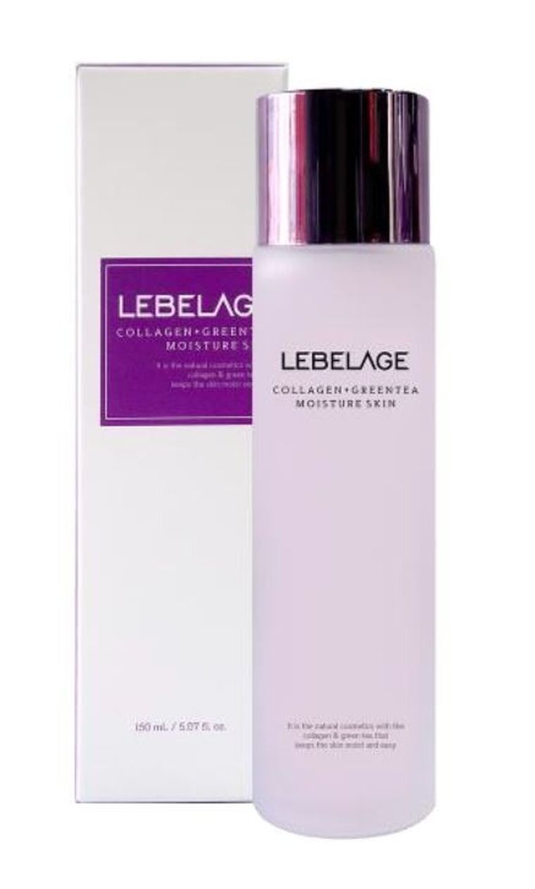 Lebelage, tonik do twarzy, kolagen + zielona herbata, 150 ml
