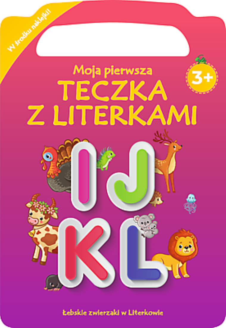 Łebskie zwierzaki w Literkowie. Moja pierwsza teczka z literkami. Literki I-L
