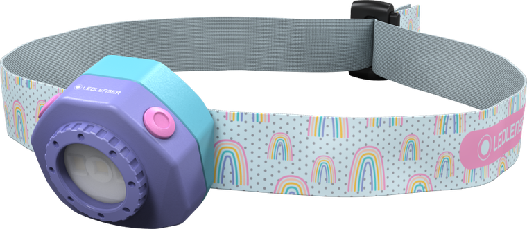 Ledlenser, latarka czołowa dziecięca, Kidled4R, Tęcza, Window Box