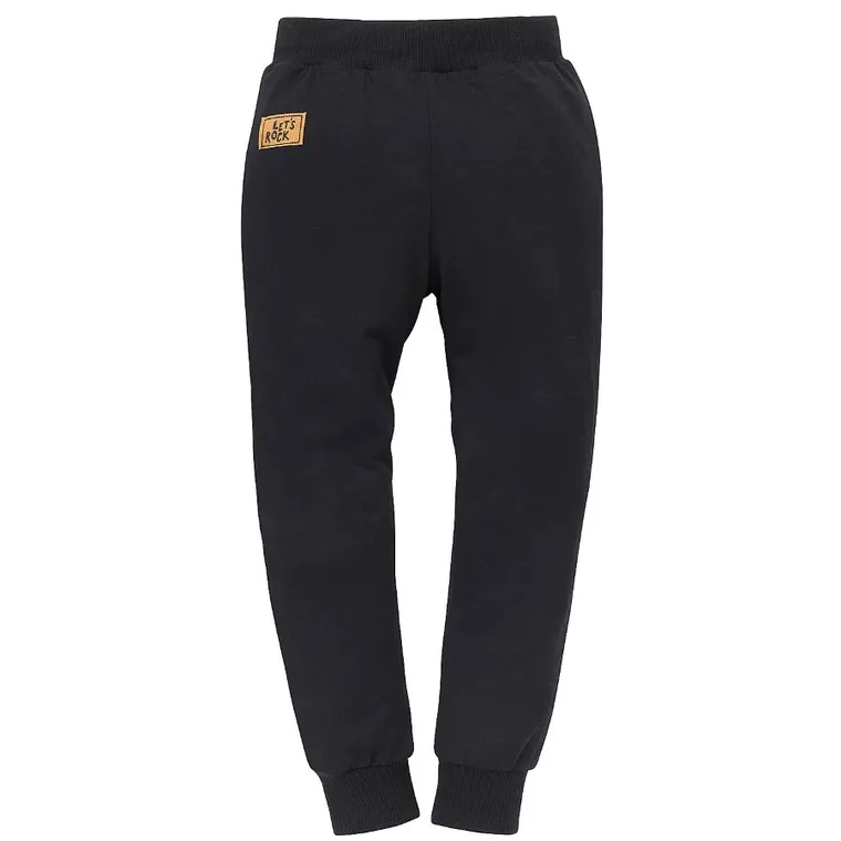 Legginsy chłopięce, czarne, Pinokio