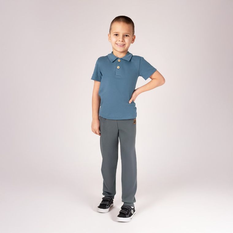 Legginsy chłopięce, grafitowe, Nicol