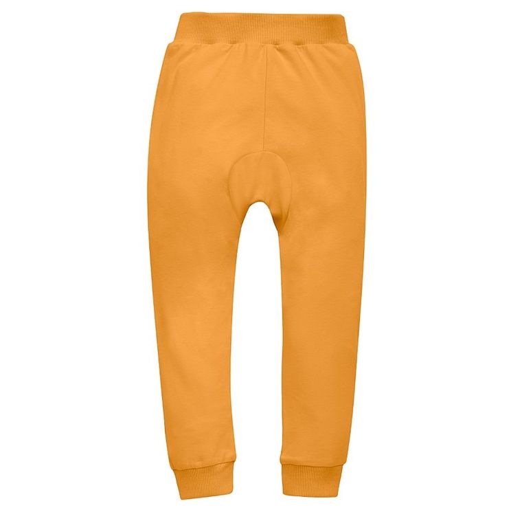 Legginsy chłopięce, pomarańczowe, Pinokio