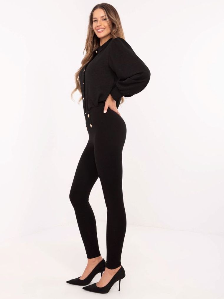 Legginsy damskie, czarne, Factory Price