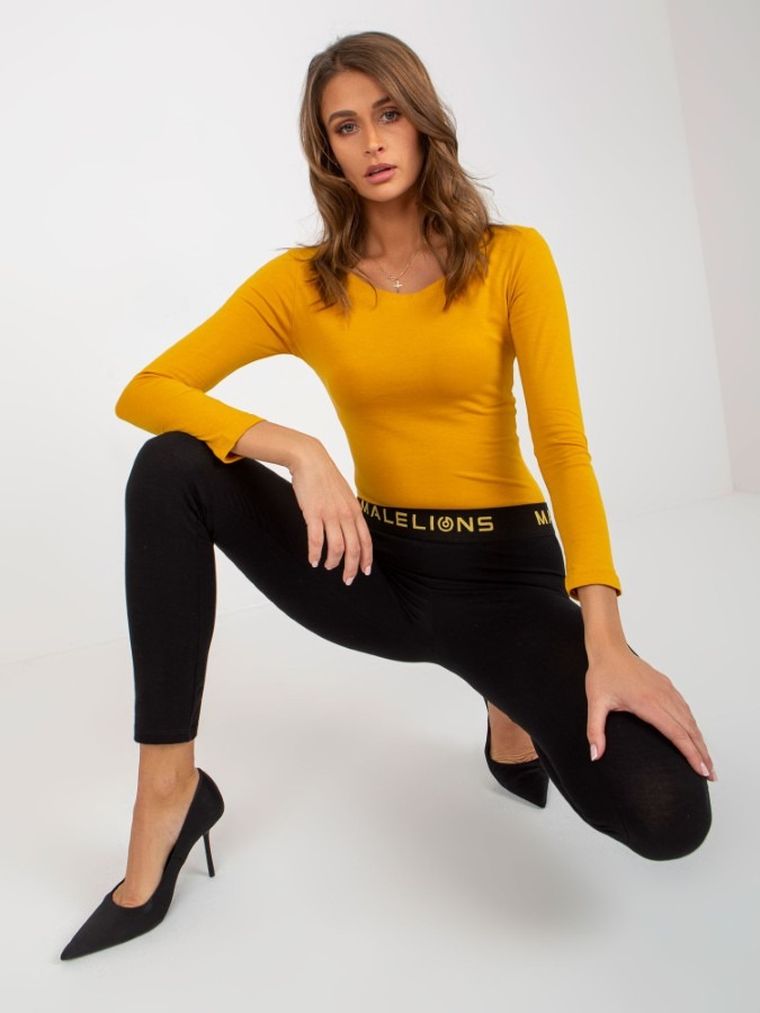 Legginsy damskie, czarne, Relevance