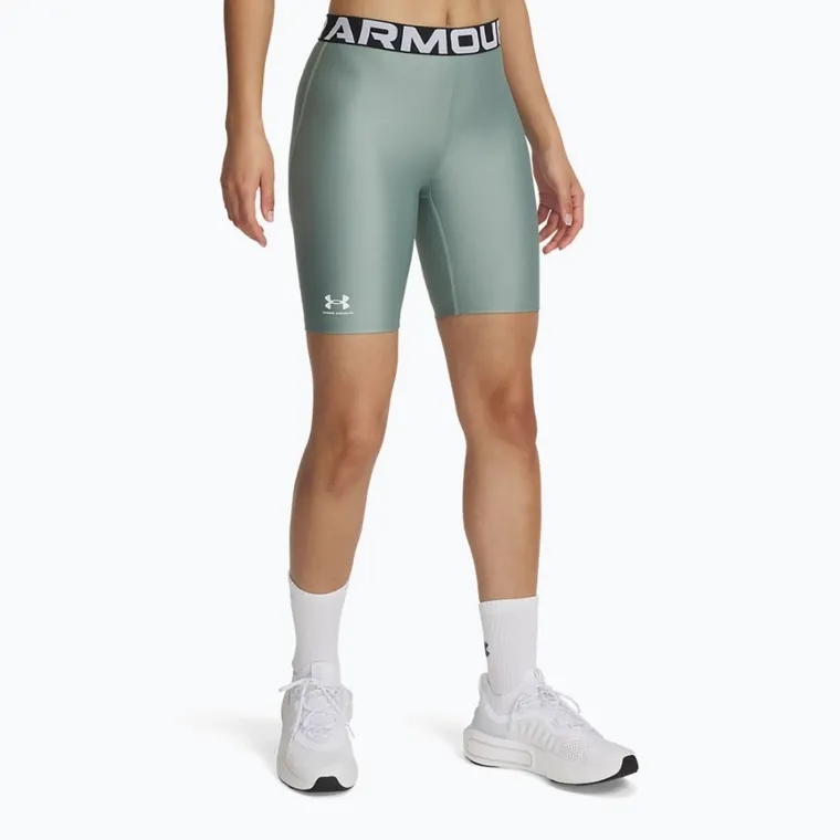 Legginsy damskie, kolarki, szare, Under Armour