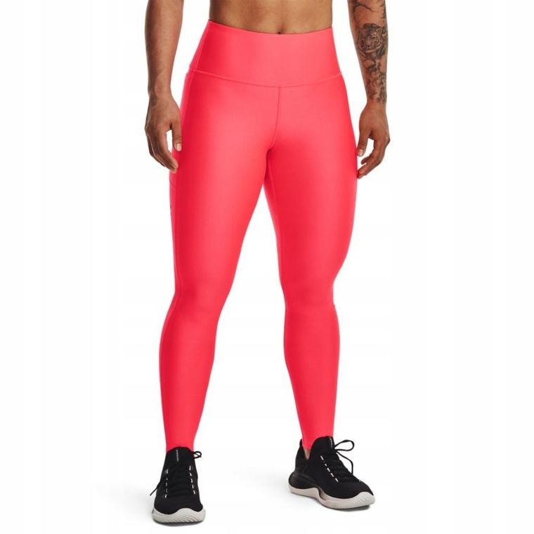 Legginsy damskie, pomarańczowe, Under Armour