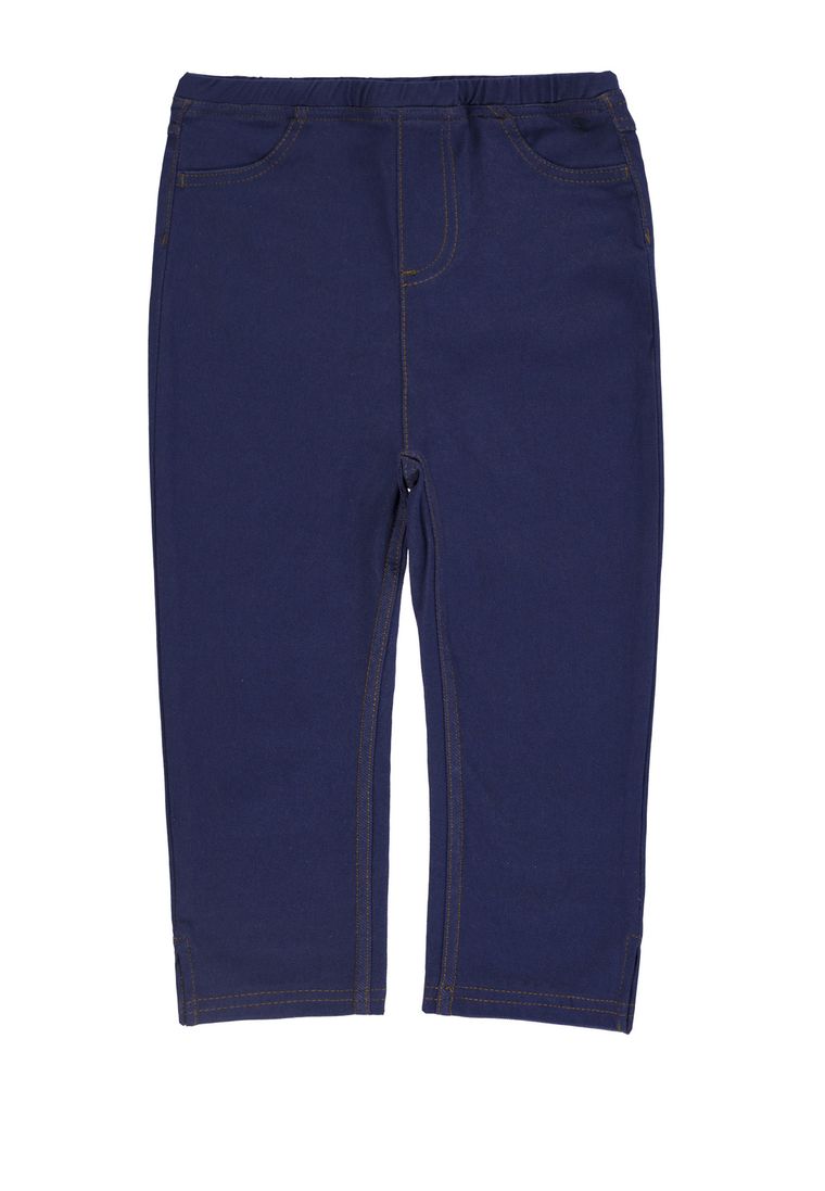 Legginsy dziewczęce 3/4, niebieskie, Tom Tailor