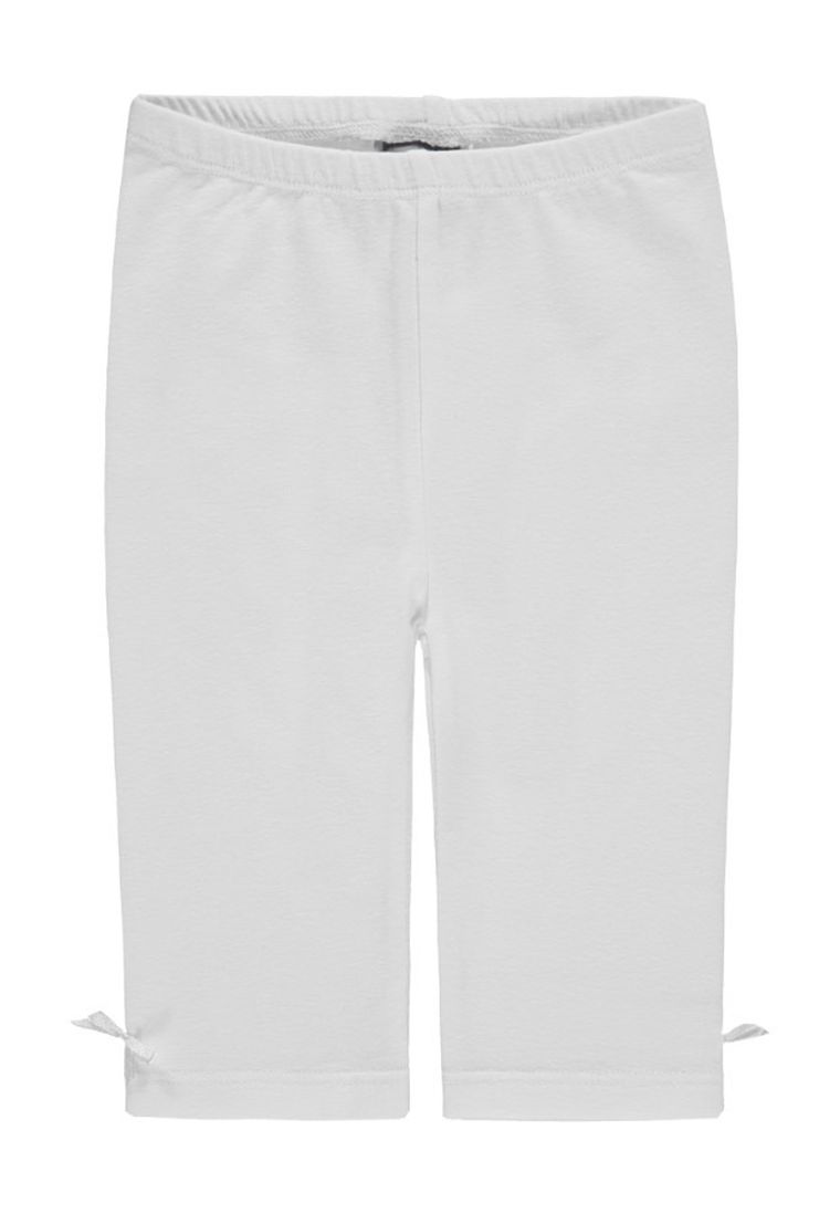 Legginsy dziewczęce, białe, Kanz