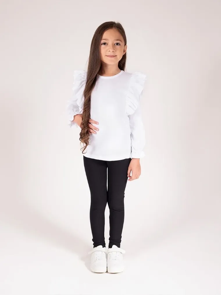 Legginsy dziewczęce, czarne, Nicol