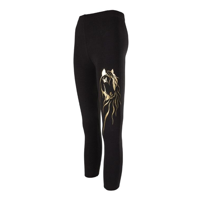 Legginsy dziewczęce, czarne, Tup Tup