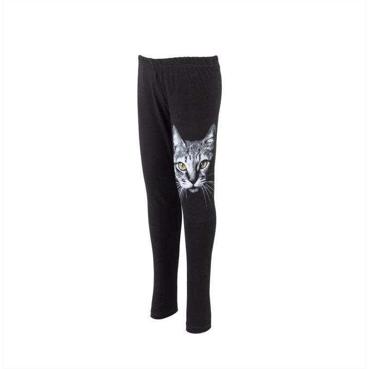 Legginsy dziewczęce, czarne, Tup Tup