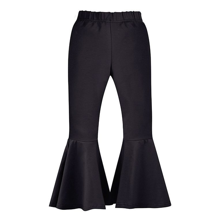 Legginsy dziewczęce, dzwony, czarne, Pinokio