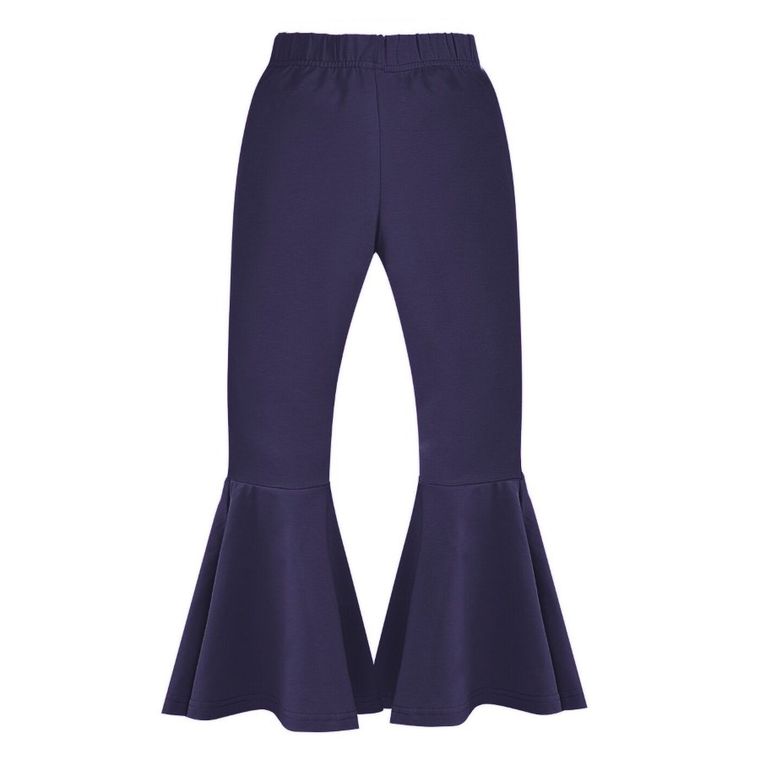 Legginsy dziewczęce, dzwony, granatowe, Pinokio