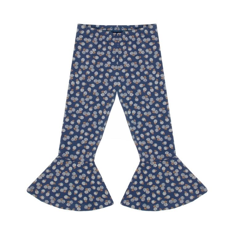 Legginsy dziewczęce, dzwony, niebieskie, Nicol