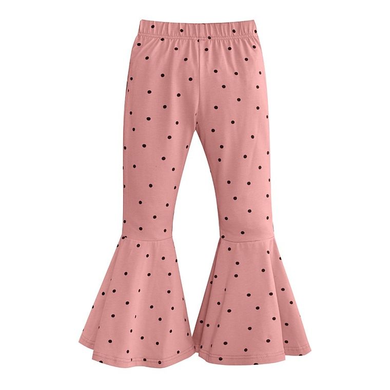 Legginsy dziewczęce, dzwony, różowe, Pinokio