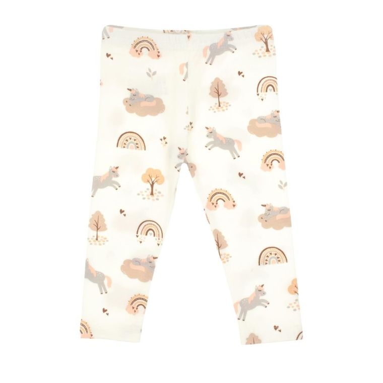 Legginsy dziewczęce, ecru, Nicol