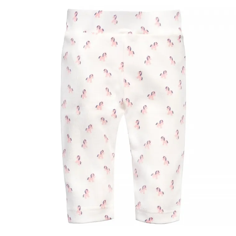 Legginsy dziewczęce, ecru, Pinokio