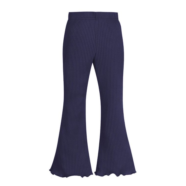 Legginsy dziewczęce, flare, granatowe, Pinokio