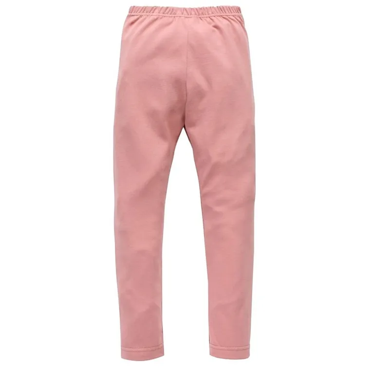 Legginsy dziewczęce, flare, różowe, Pinokio