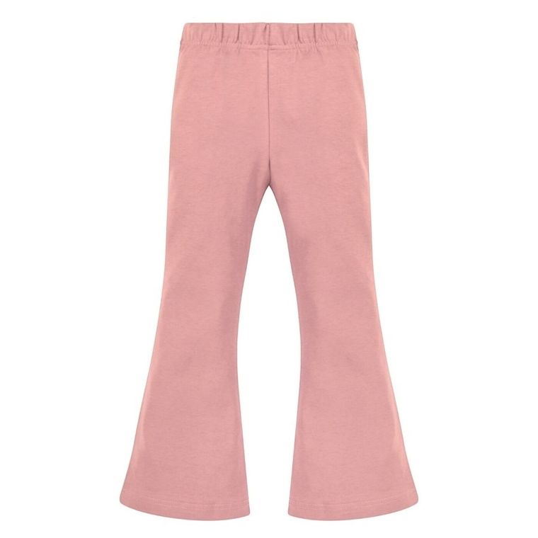 Legginsy dziewczęce, flare, różowe, Pinokio