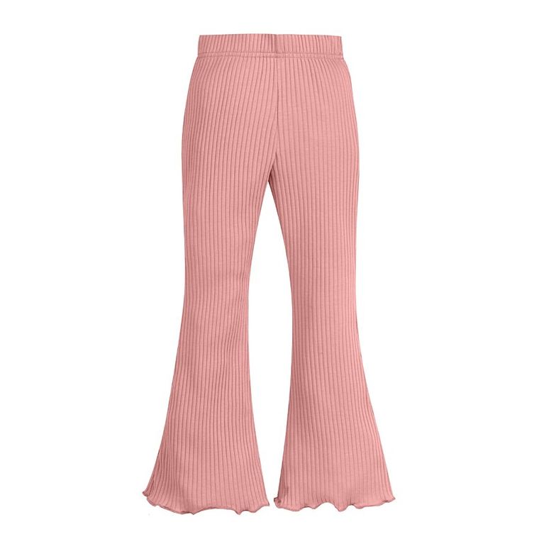 Legginsy dziewczęce, flare, różowe, Pinokio