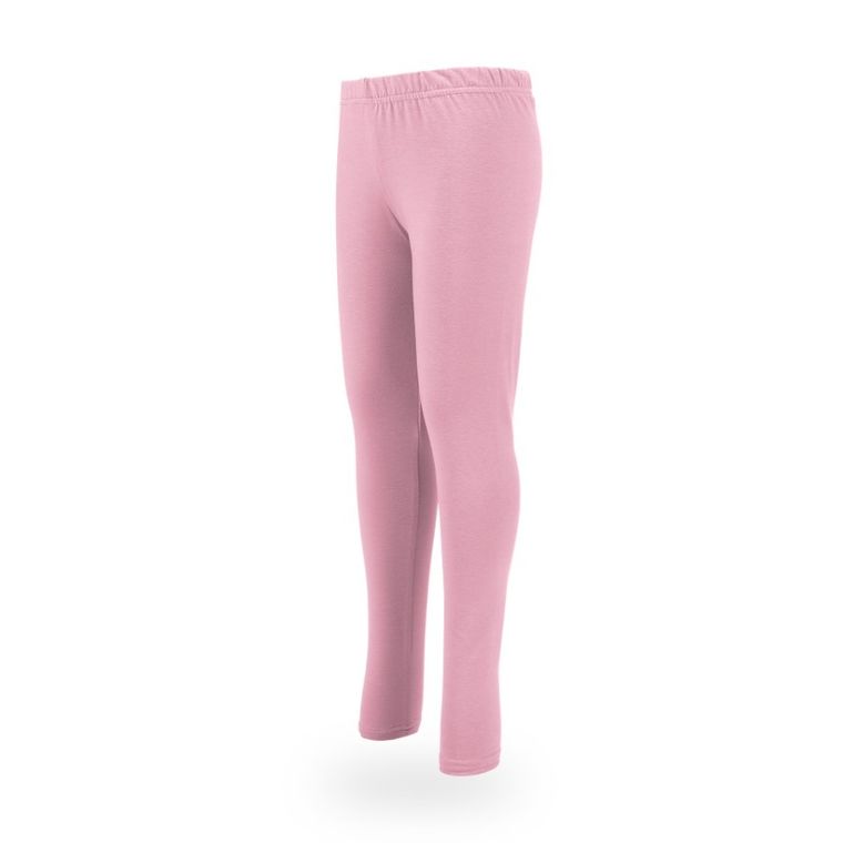 Legginsy dziewczęce, jasnoróżowe, Tup Tup