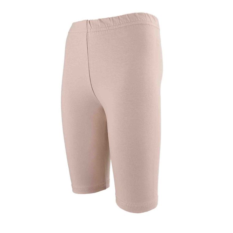 Legginsy dziewczęce, kolarki, beżowe, Tup Tup