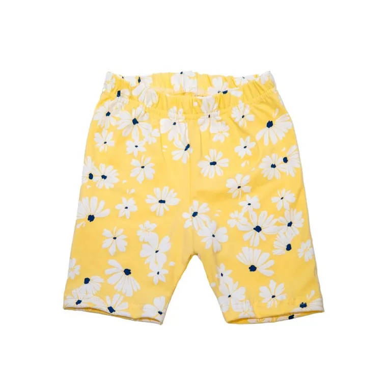 Legginsy dziewczęce, kolarki, żółte, Tup Tup