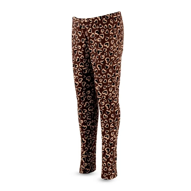 Legginsy dziewczęce, ocieplane, brązowe, Tup Tup