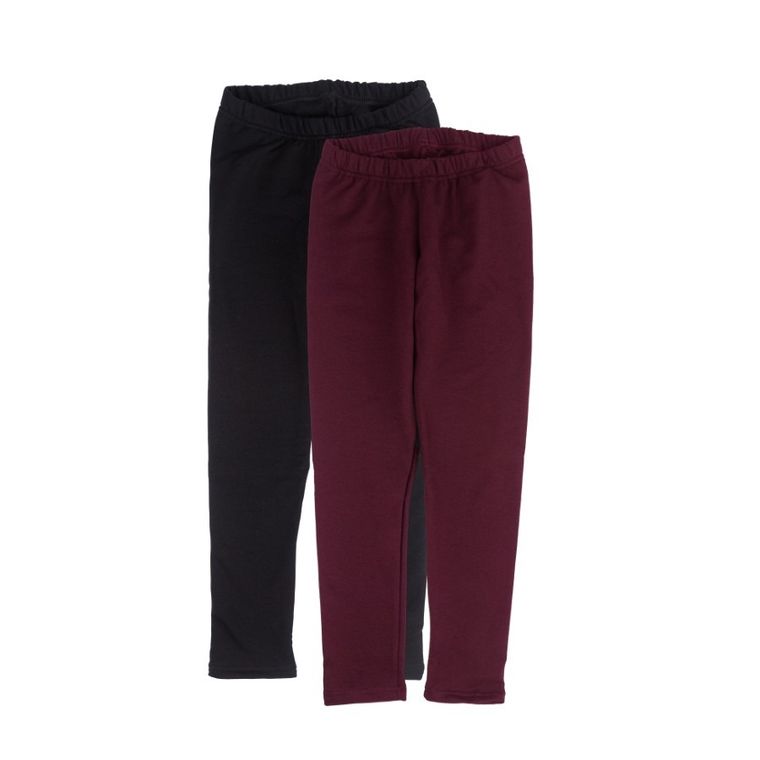 Legginsy dziewczęce, ocieplane, mix, zestaw, 2 szt.,Tup Tup