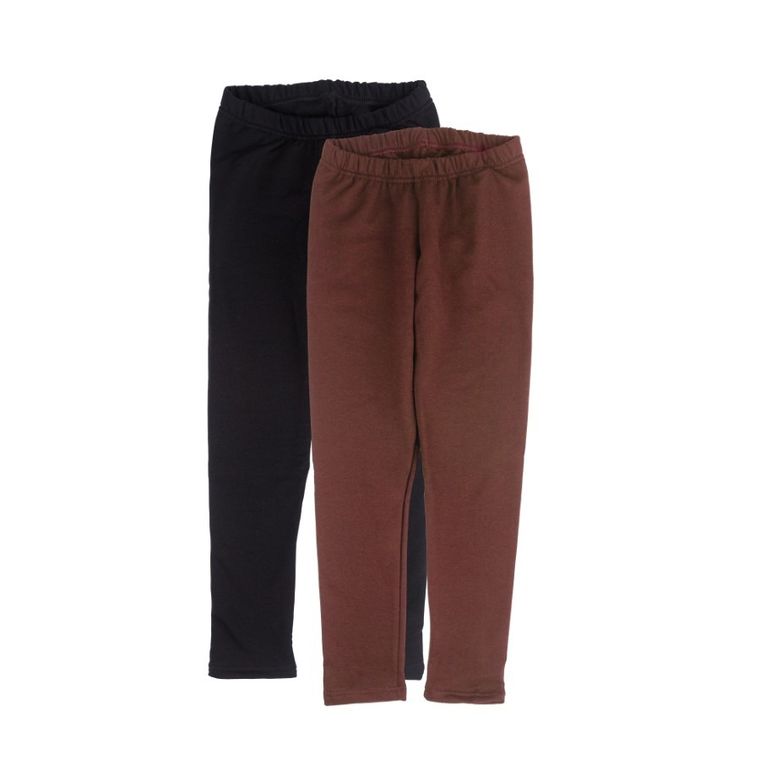 Legginsy dziewczęce, ocieplane, mix, zestaw, 2 szt.,Tup Tup
