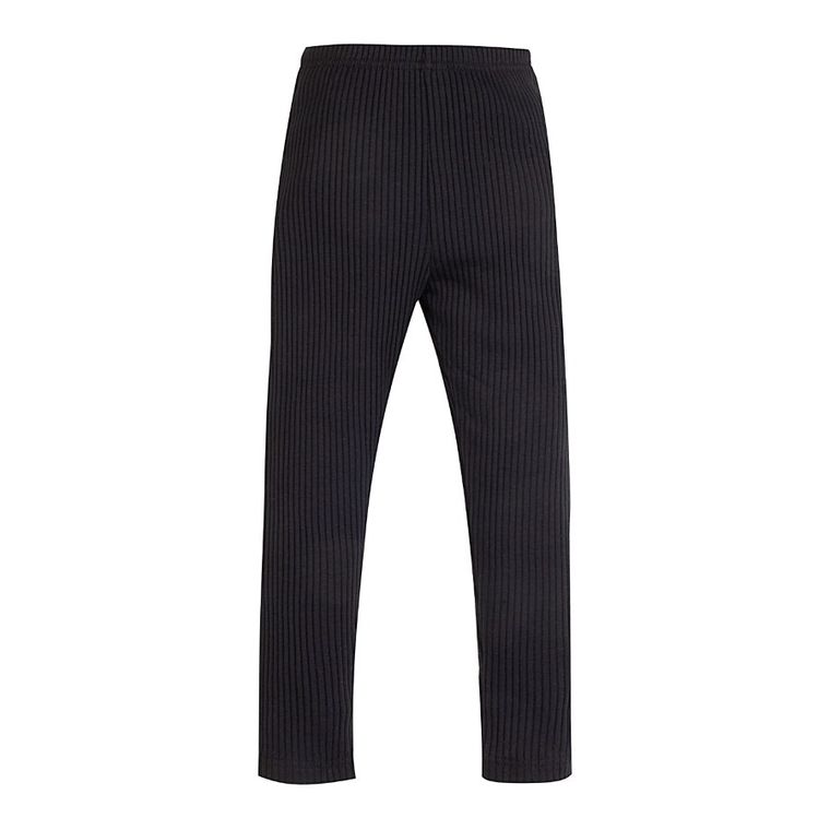 Legginsy dziewczęce, prążkowane, czarne, Pinokio