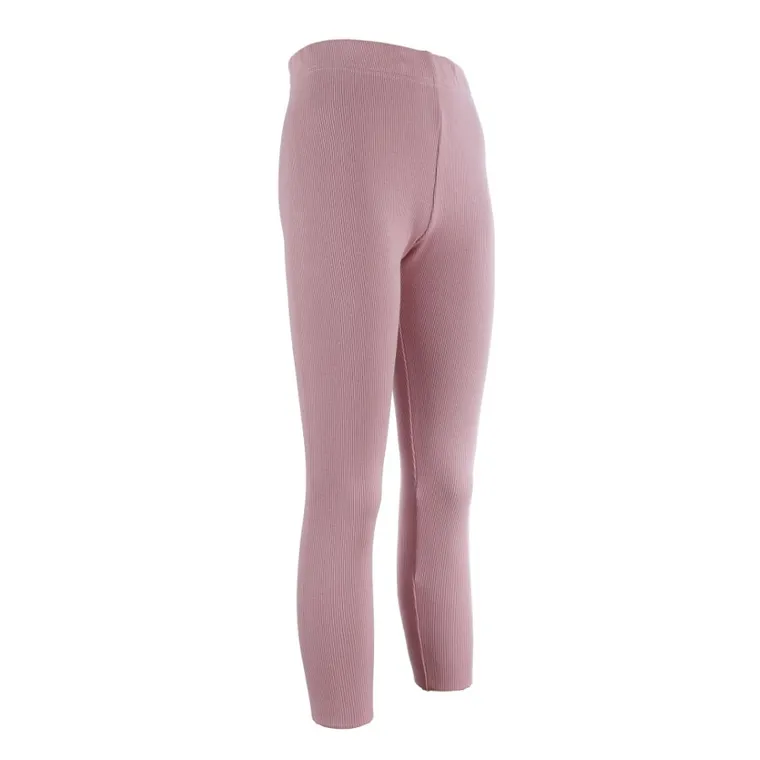 Legginsy dziewczęce, prążkowane, różowe, Tup Tup