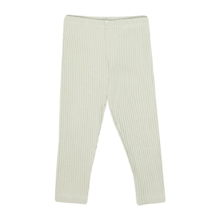 Legginsy dziewczęce, prążkowane, zielone, Nicol