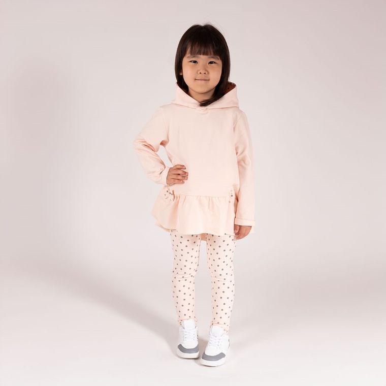 Legginsy dziewczęce, różowe, Nicol