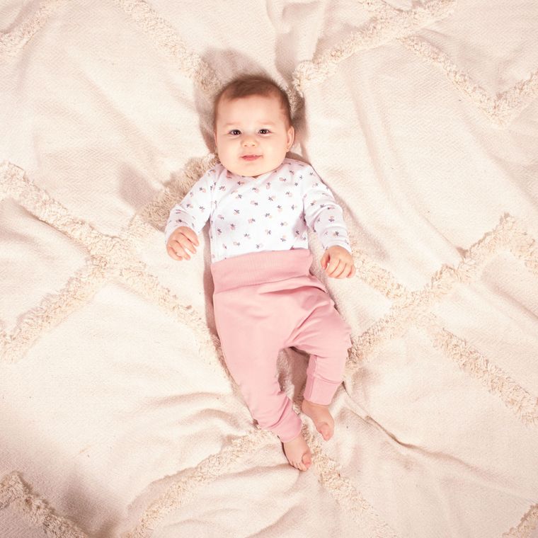 Legginsy dziewczęce, różowe, Nicol