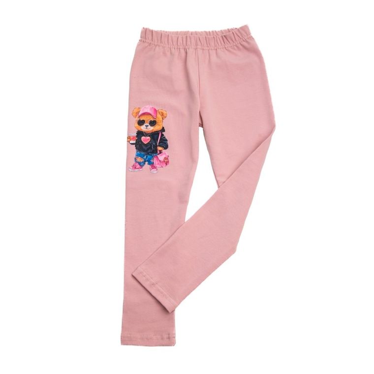 Legginsy dziewczęce, różowe, Tup Tup