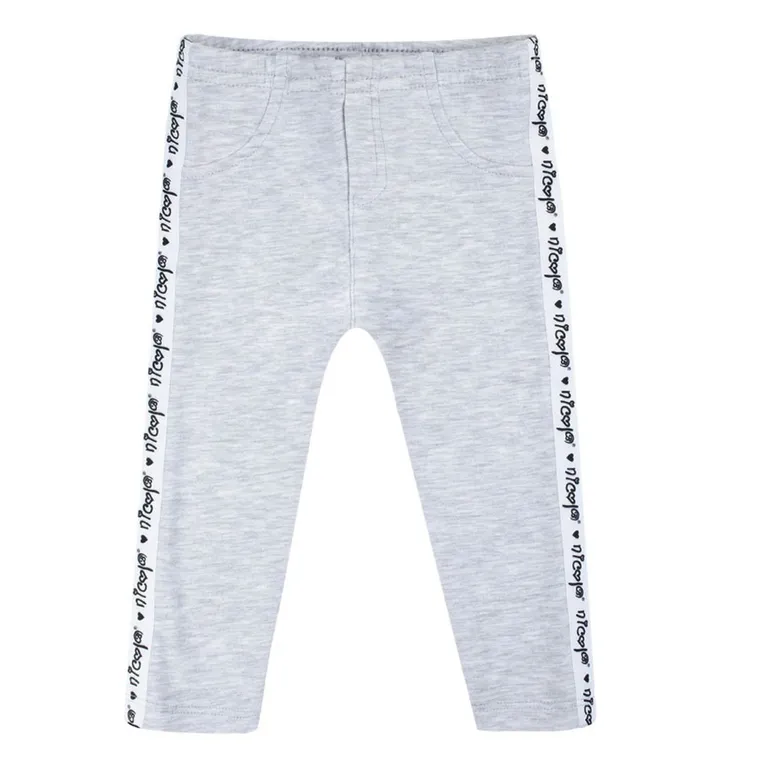 Legginsy dziewczęce, szare, Nicol