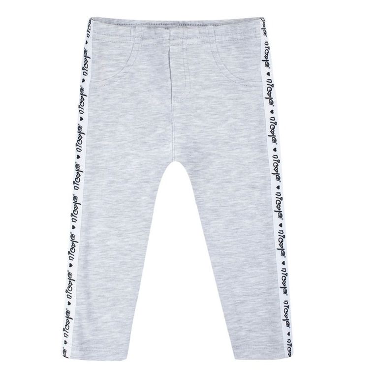 Legginsy dziewczęce, szare, Nicol