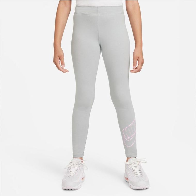Legginsy dziewczęce, szare, Nike Sportswear Favorites