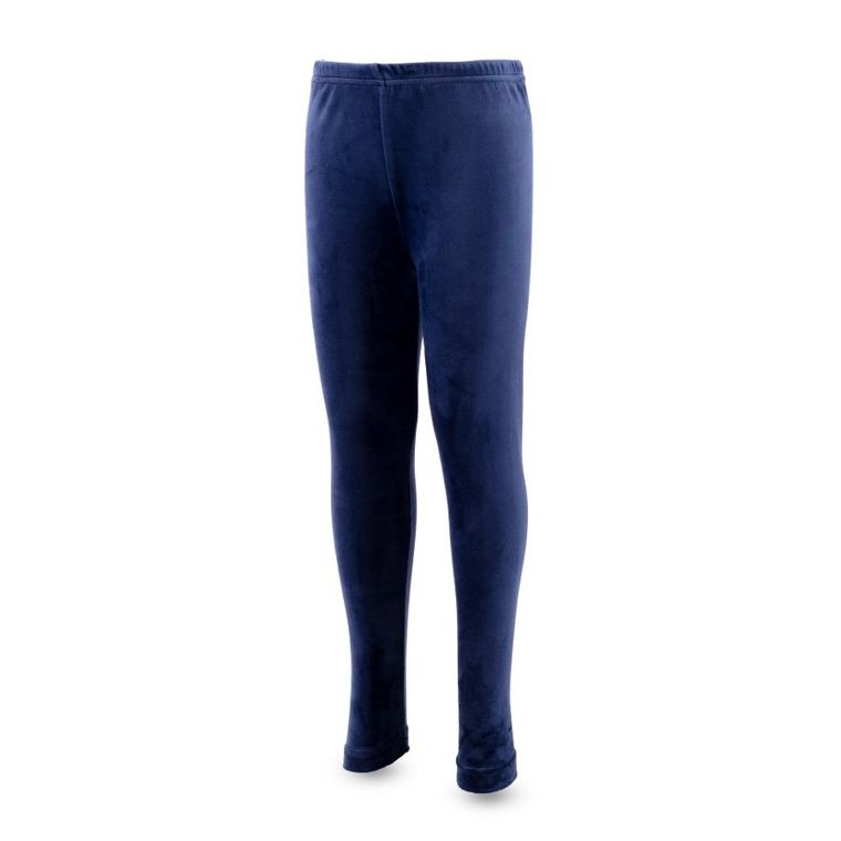 Legginsy dziewczęce, welurowe, granatowe, Tup Tup