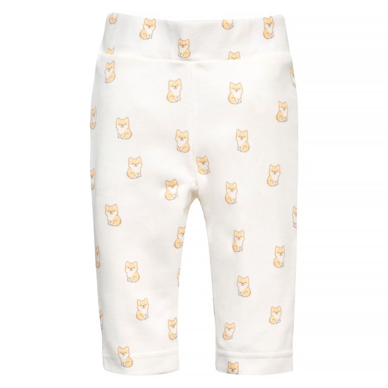 Legginsy niemowlęce, ecru, Pinokio