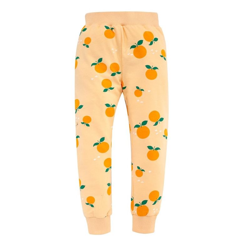 Legginsy niemowlęce, pomarańczowe, Pinokio