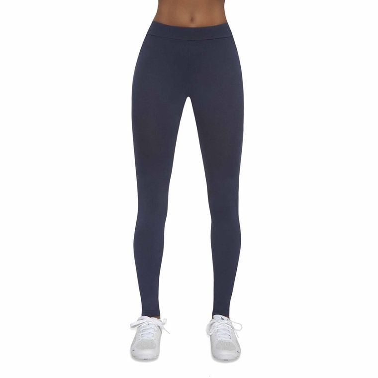 Legginsy sportowe damskie, granatowe, Bas Black