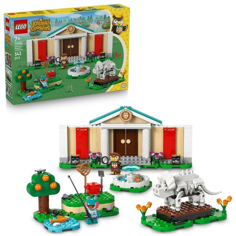 LEGO Animal Crossing, Blathers i kolekcja muzealna, 77056
