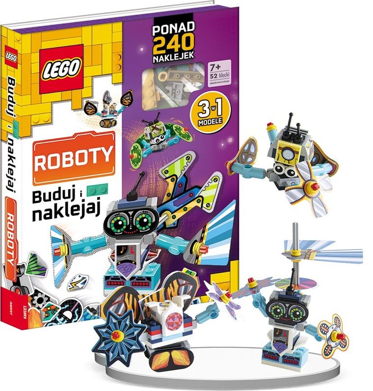 LEGO Books. Buduj i naklejaj. Roboty