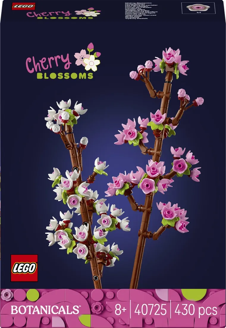 LEGO Botanicals, Kwiaty wiśni, 40725