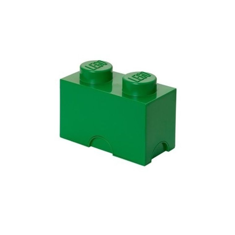 LEGO, Brick 2, pojemnik klocek, zielony