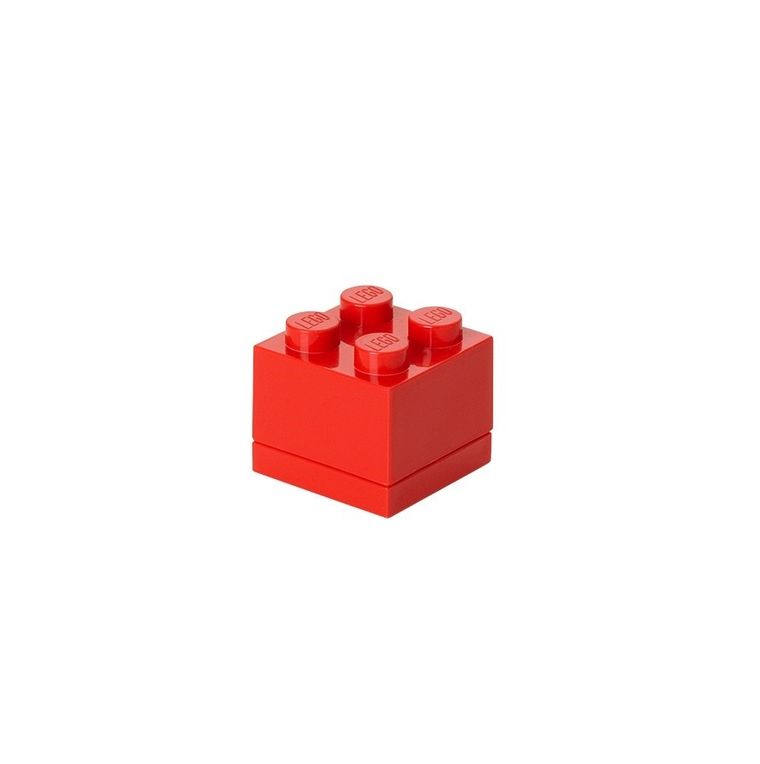 LEGO, Brick 4, mini pojemnik klocek, czerwony