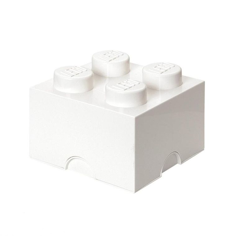 LEGO, Brick 4, pojemnik klocek, biały